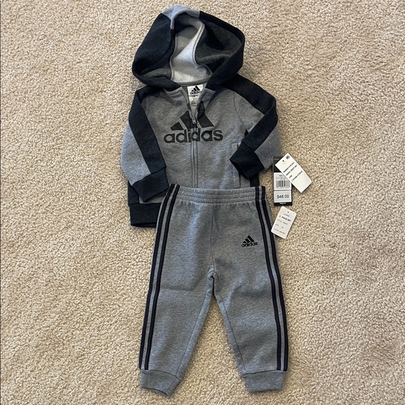 adidas Other - NWT Adidas Infant 2-Piece Tracksuit Set Size 12M